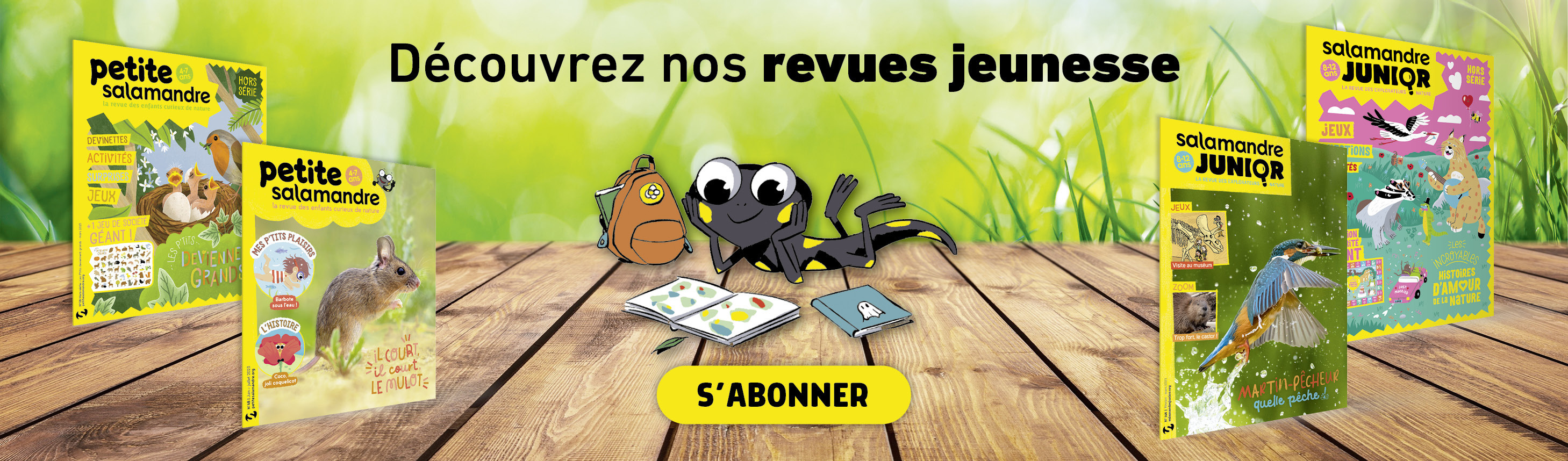 Publicité abonnement magazine jeunesse